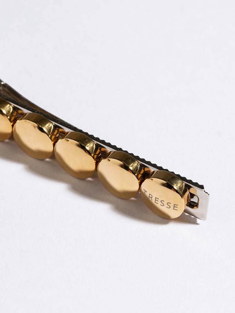 LOUISE Hair Pin Circle in Gold