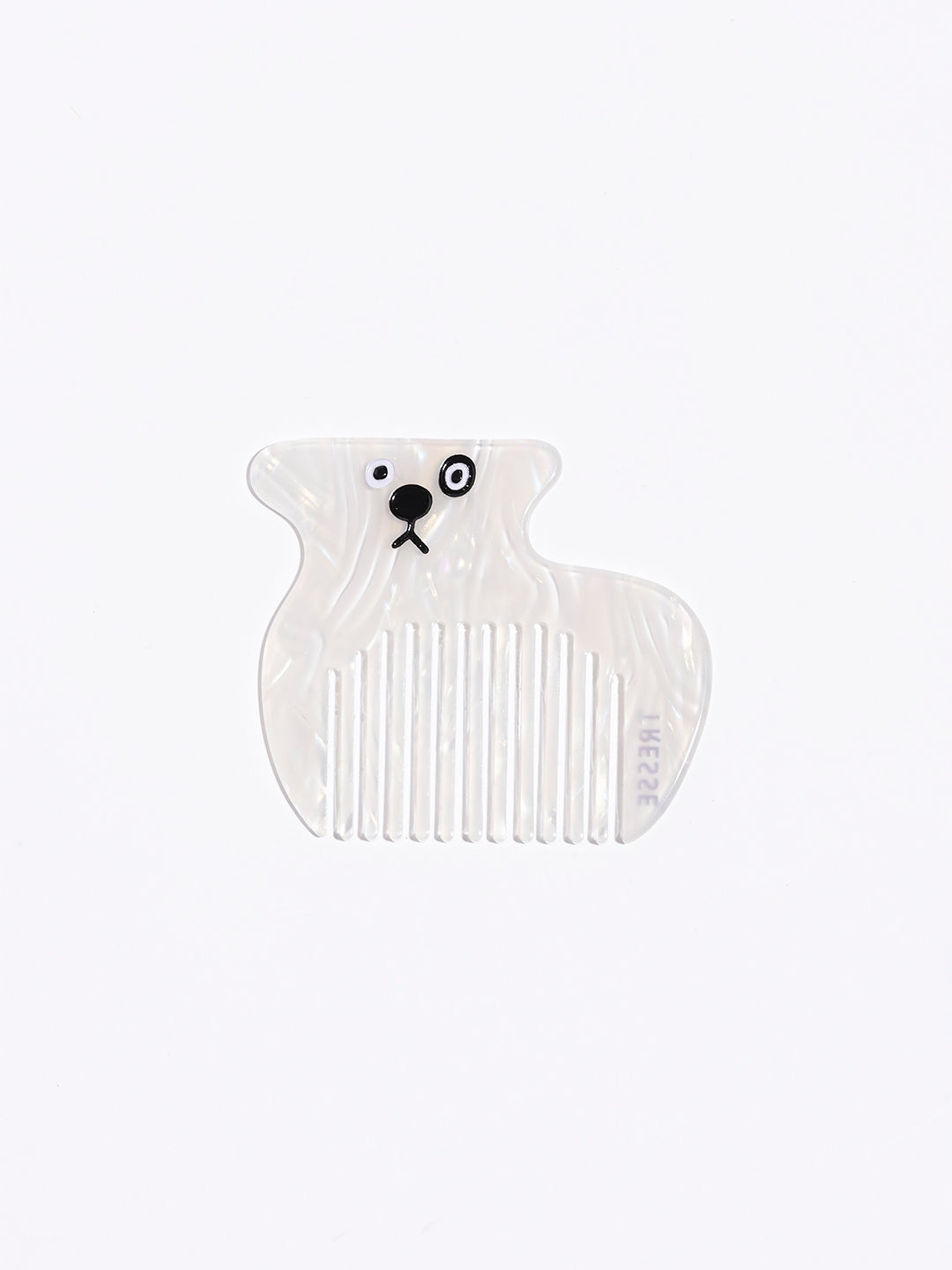 DOG COMB in White