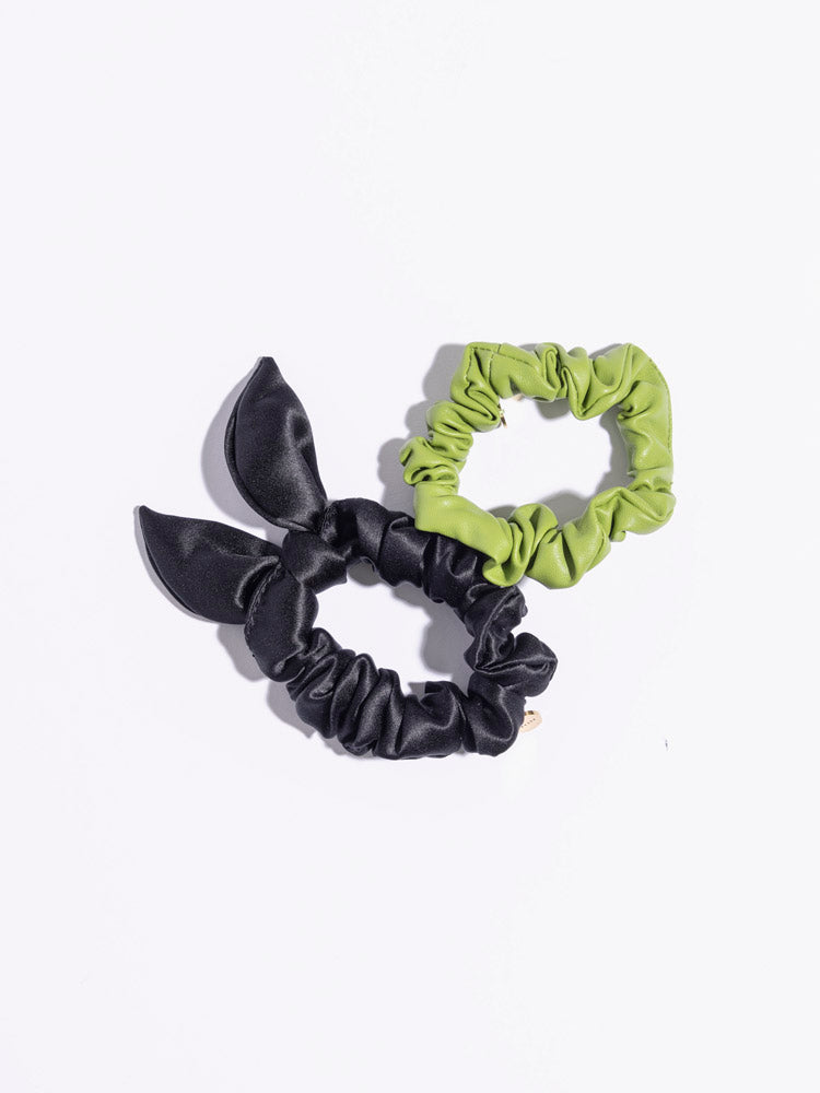 RUBAN et LOLA chouchou  in Green×Black