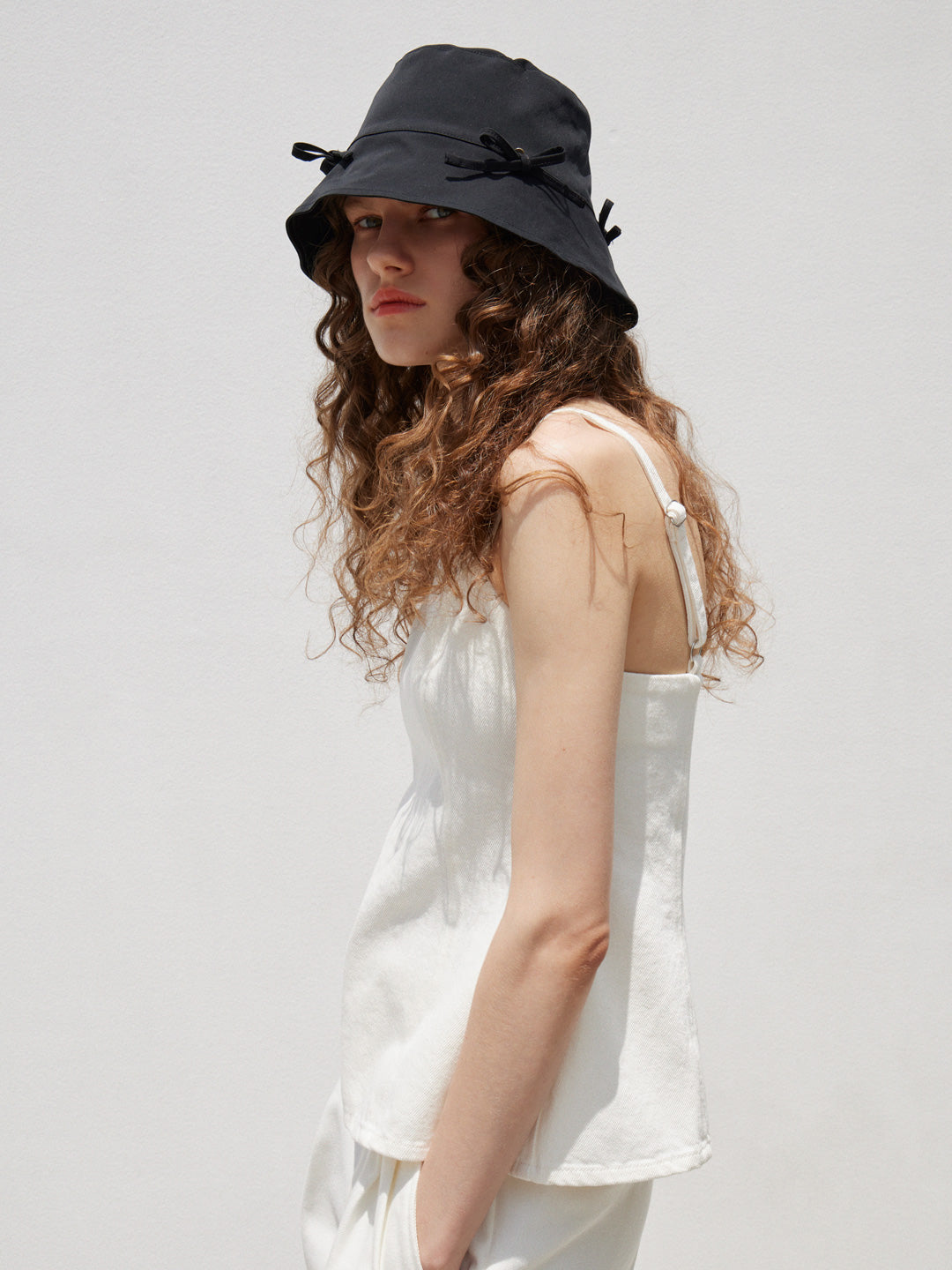 BON VOYAGE HAT with RUBAN in Black
