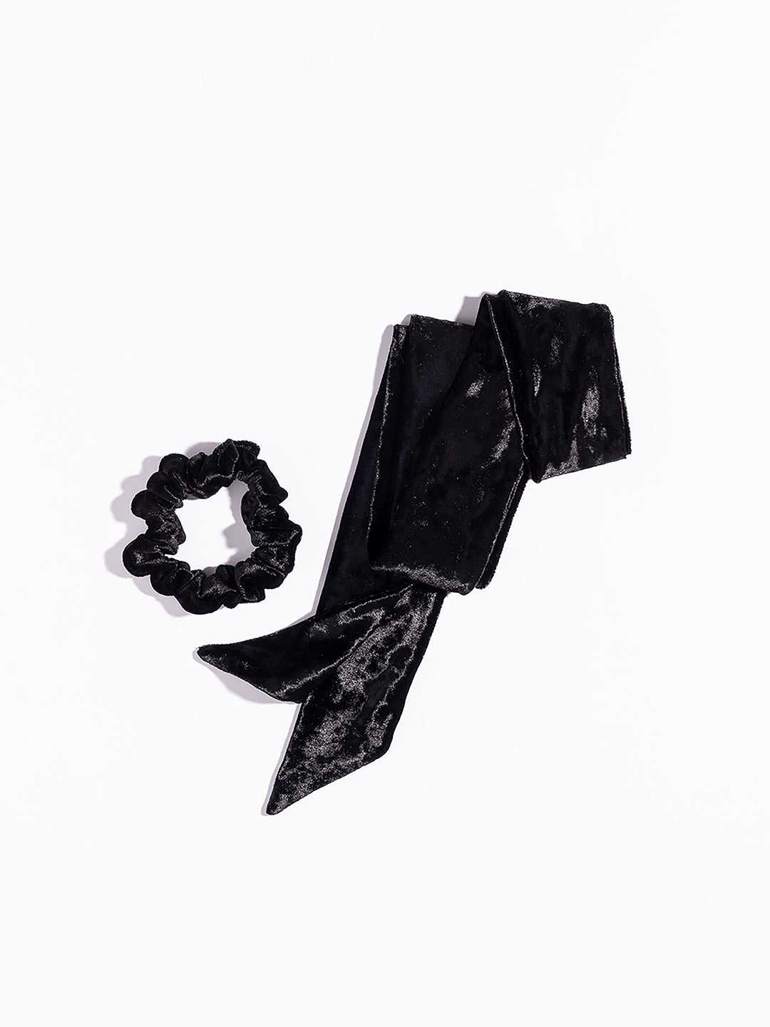JEANNE Ribbon in Velvet in Black