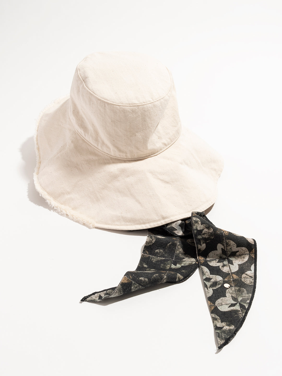 KIJIMA TAKAYUKI×TRESSE DENIM HAT in OFF-BLKtile