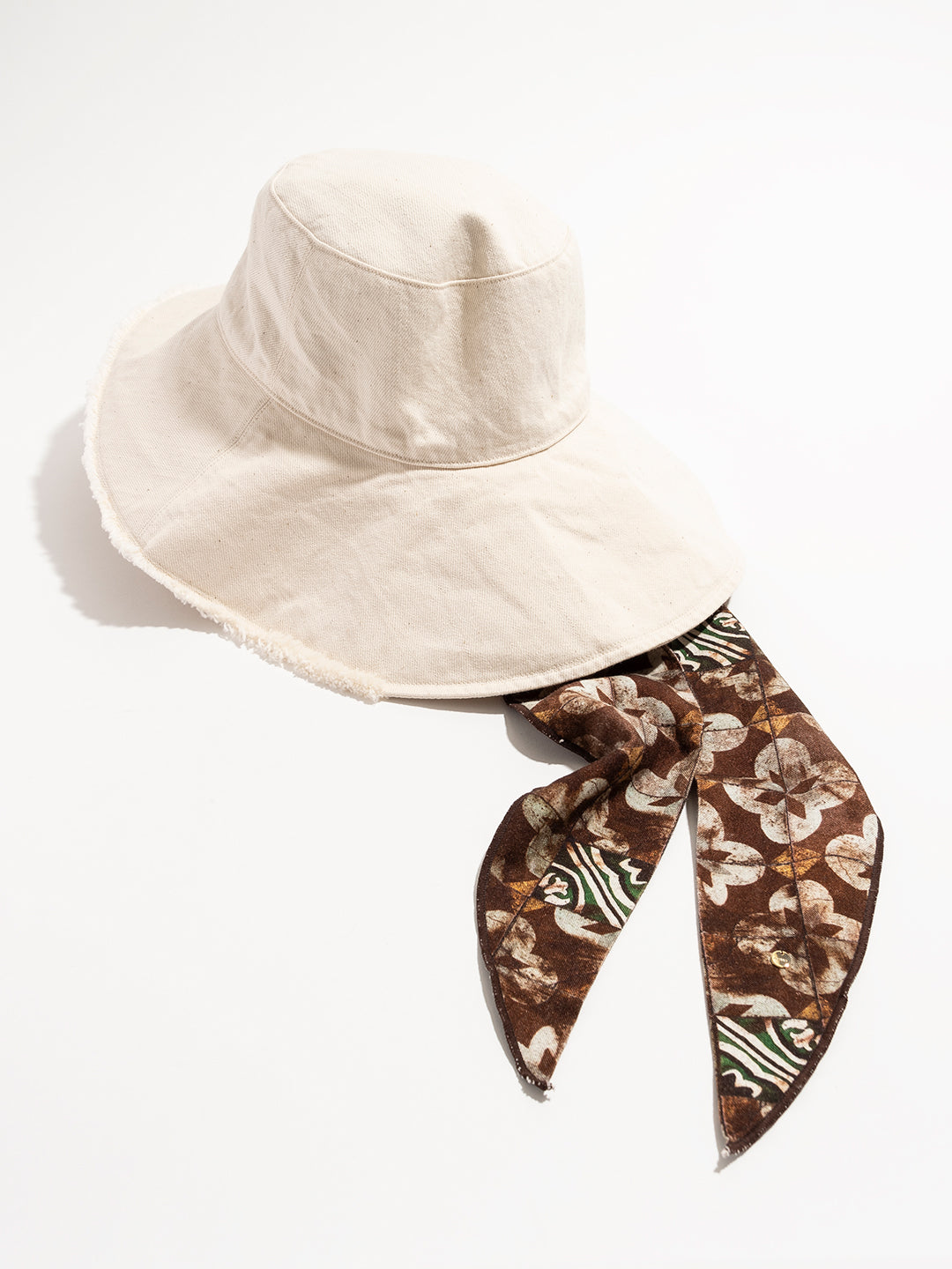 KIJIMA TAKAYUKI×TRESSE DENIM HAT in OFF-BRNtile
