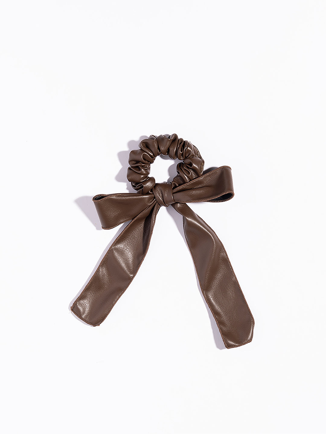 LOLA ribbon chouchou in Brown