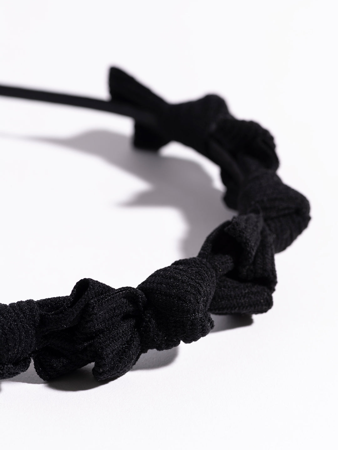 Ribbon Serre-tête in Black