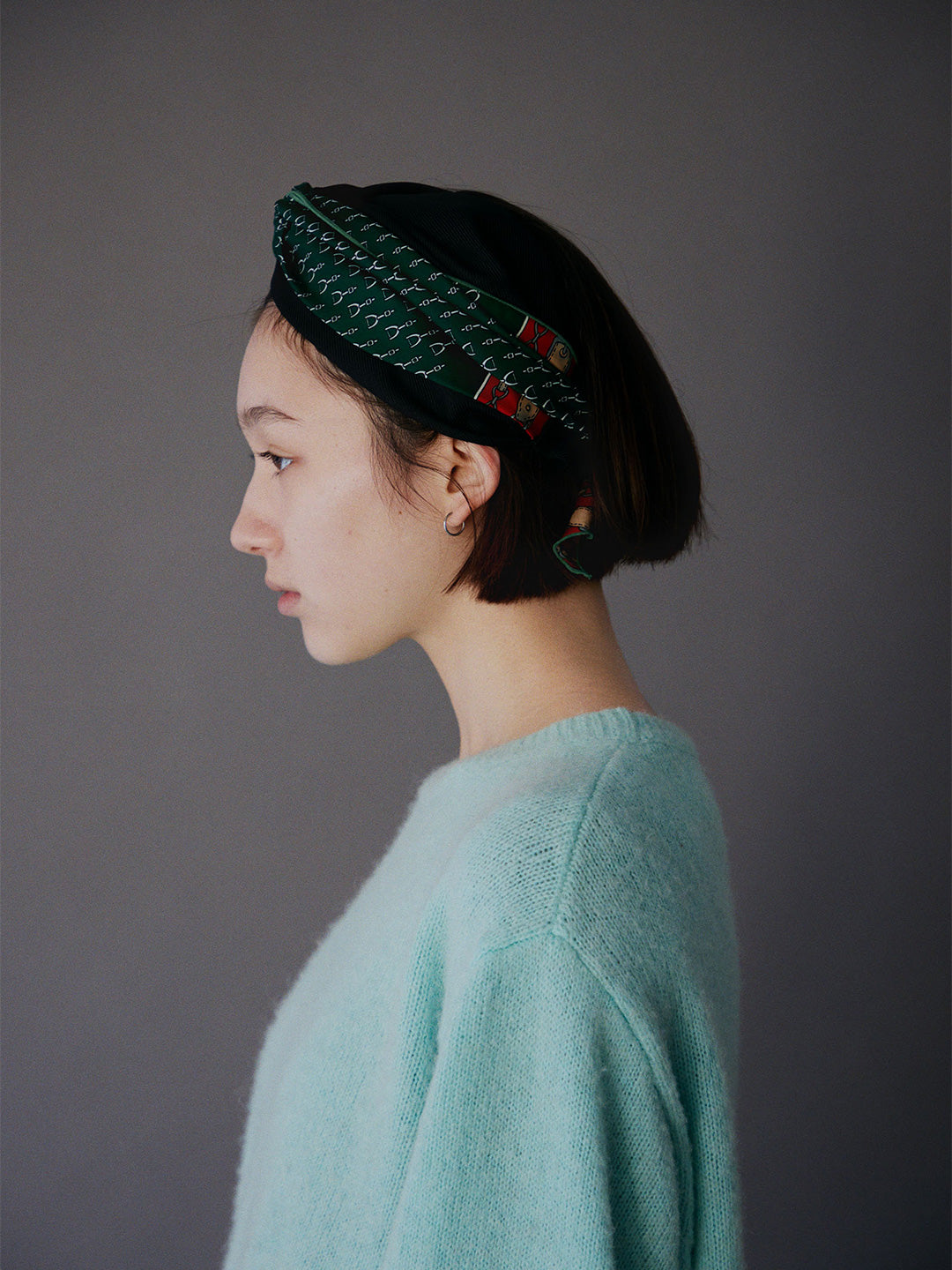 TRESSE×MAISON No.8 Scarf Turban in Black