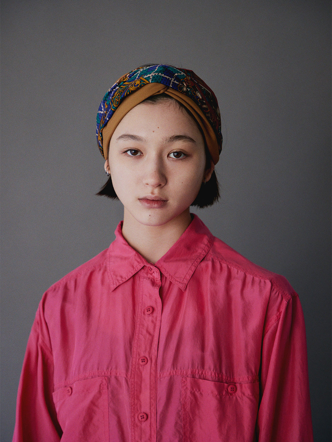 TRESSE×MAISON No.8 Scarf Turban in Beige
