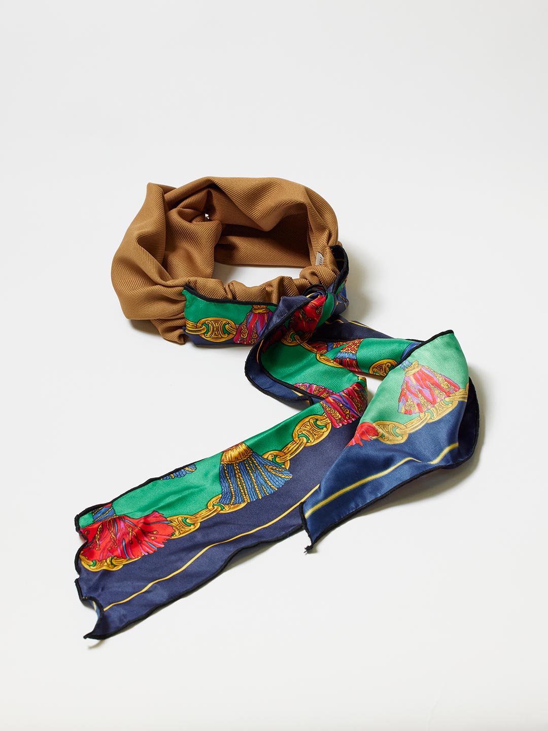 TRESSE×MAISON No.8 Scarf Turban in Beige