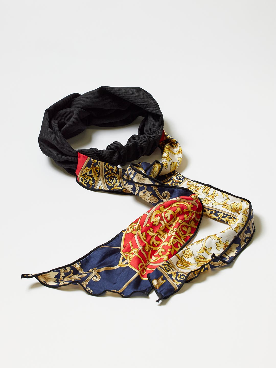 TRESSE×MAISON No.8 Scarf Turban in Black
