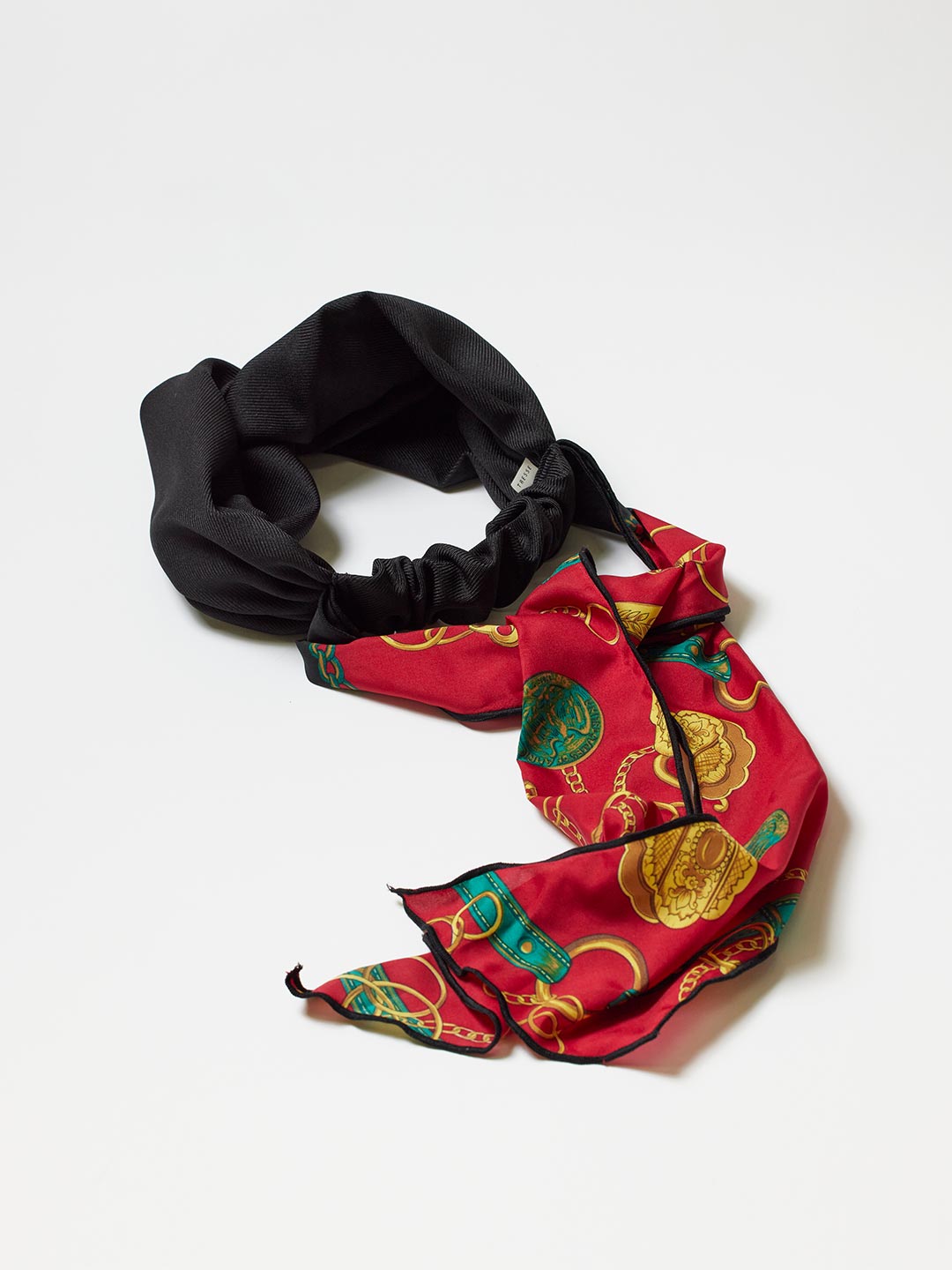 TRESSE×MAISON No.8 Scarf Turban in Black