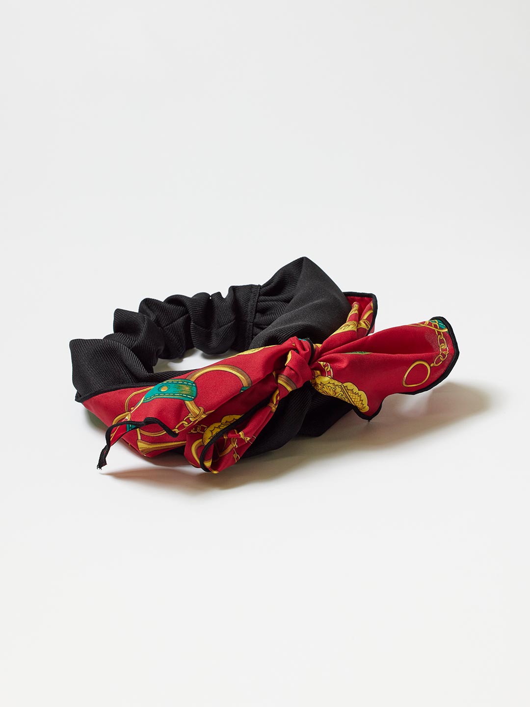 TRESSE×MAISON No.8 Scarf Turban in Black