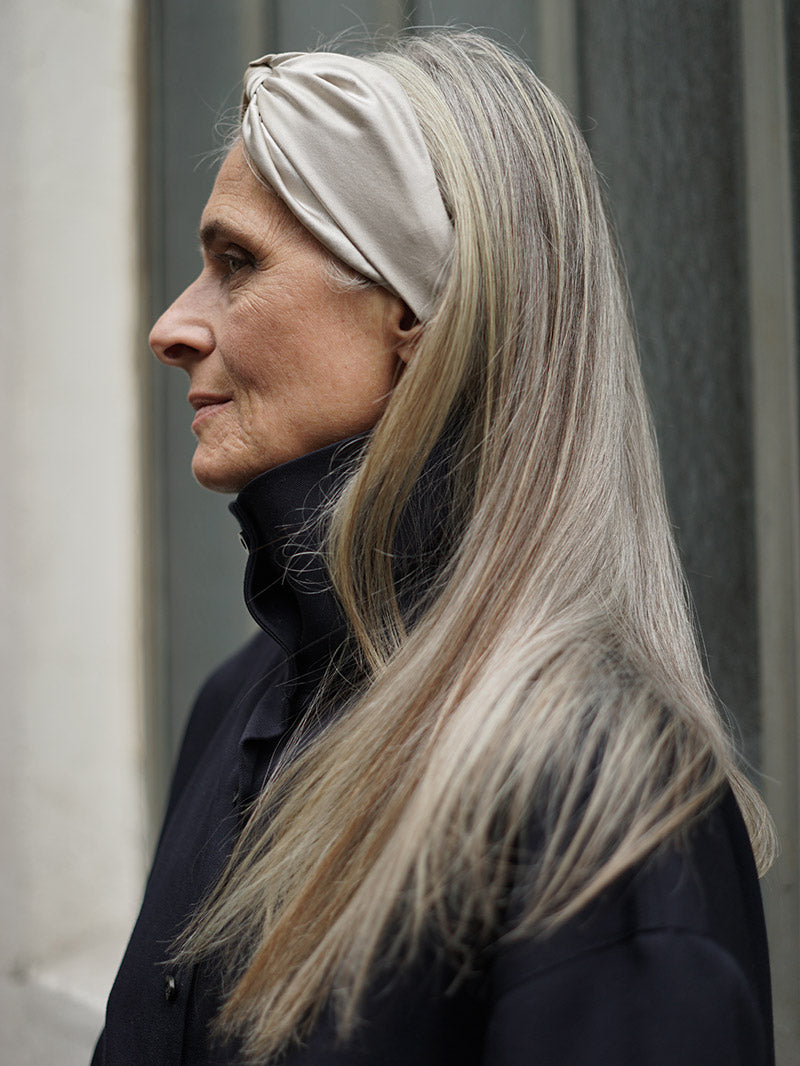SOPHIE Serre-tete in Light Grey