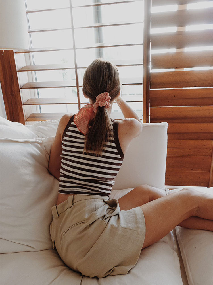 【TRESSE+Robert P. Miller 】”Prib A/S Tank×Chouchou" in Coconut×Orange