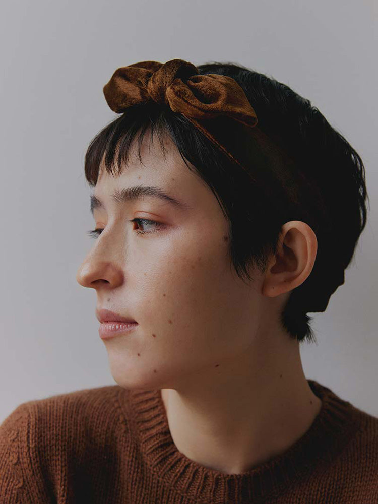 BRIGITTE Serre-tête in Dark Brown